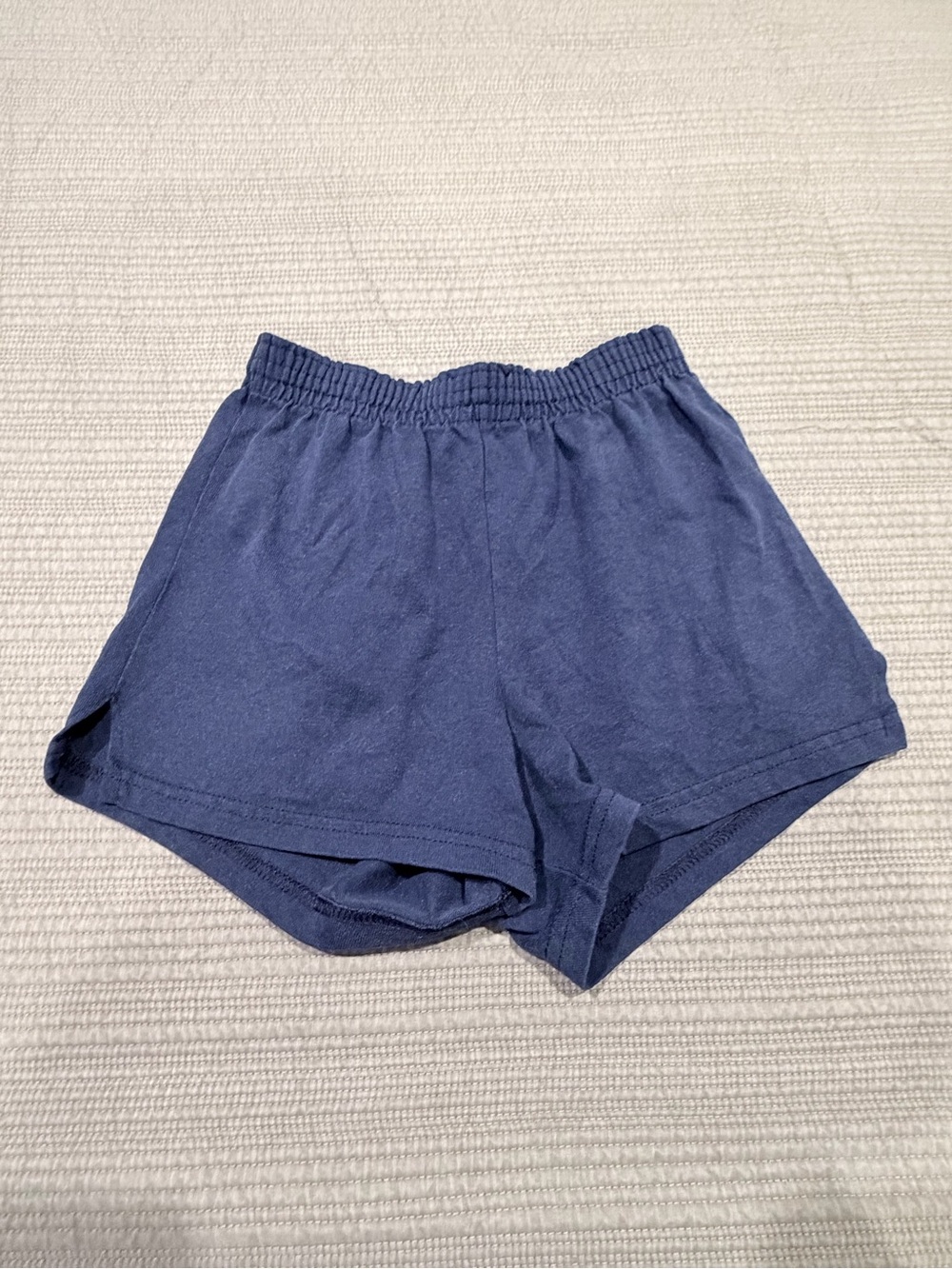 Soffe Women's Navy Elastic Waist Athletic Shorts